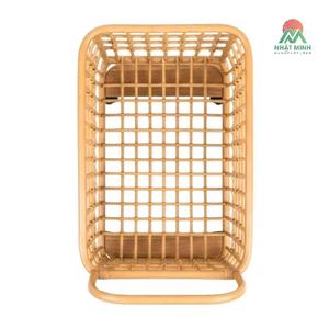 Chariot à jouets en rotin naturel pour enfants – un chariot de courses pour transporter des objets. - Product Image 2