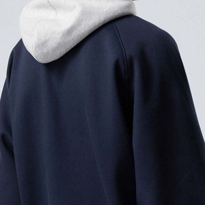 Sudadera con Capucha de Felpa Bordada para Hombre, de Alta Calidad, 100% Algodón, Unisex, Estilo Casual, Color Azul Marino, Manga Larga, Talla Grande - Product Image 6