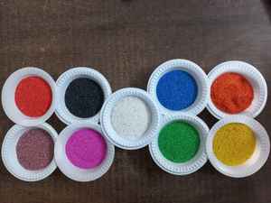 Arena de sílice recubierta de color fino estilo epoxi MMArt, resistente a los rayos UV, al agua y a los solventes, para diseño de textura de paredes y paisajismo - Product Image 3