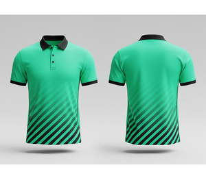 Fashion Sports Polo Shirt Full Sublimation Custom Printing Durable Stitching for Men Women Youth Quick-Dry Dry-Fit Active Polo - Product Image 3