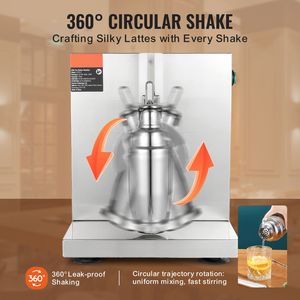 Frullatore Professionale 120W per Tè al Latte, Mixer a Testa Singola con Regolazione 0-180s per Frullati - Product Image 5