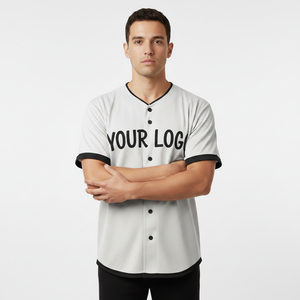 Uniforme de baseball unisexe personnalisé pour jeunes, maillot grande taille avec logo brodé, respirant, sublimé, pour équipe de baseball - Product Image 4