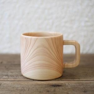 Wooden Mug with Smooth Finish Handcrafted Eco Friendly <b>Cup</b> <b>for</b> <b>Tea</b> Coffee <b>Large</b> Capacity Modern Kitchen Decor APEX ALIGN AAWM02 - Product Image 1