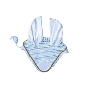 Voile anti-mouches pour chevaux en coton et polyester, maille durable et personnalisable, avec bonnet d'oreille, pour usage extérieur - Protection équine en gros - Product Image 3