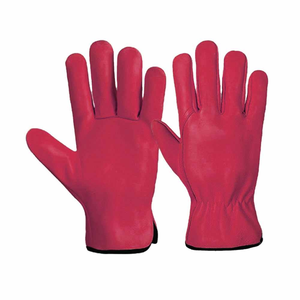Gants de conduite en cuir de buffle de qualité supérieure, doux et confortables, résistants à l'abrasion, pour le jardinage - Product Image 2