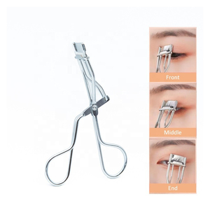 Recourbe-cils classique en acier inoxydable de haute qualité, durable, mini, doré et rouge, avec logo personnalisé, service d'étiquetage privé disponible - Product Image 3