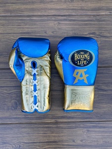 No Boxing No Life High Quality MMA Boxing <b>Gloves</b> Cowhide Leather Lace-up Non-Slip Stretch Adjustable Wrist Strap Adult Use - Product Image 5