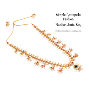 Simple Guttapusalu Women's Alloy Fashion Jewelry Necklace Set for Party Occasions - Product Image 2