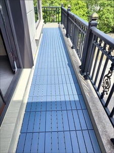 Interlocking Deck <b>Plastic</b> Flooring, Waterproof Indoor and Outdoor Balcony Floor Tiles - Product Image 4