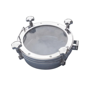 Full View Manhole <b>Cover</b> Stainless Steel Tank Manway <b>Cover</b> with Glass Sight <b>Window</b> - Product Image 5