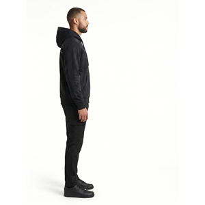 HUNT GEAR Sweat à capuche pour homme 400 GSM en Spandex/Polyester, streetwear technique, écologique, étiquette personnalisée OEM, vêtements d'extérieur - Product Image 3