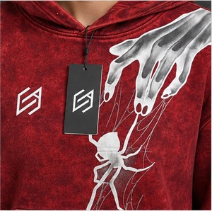 Casual Pullover Long Sleeve <b>Lightweight</b> Women Acid Wash <b>Hoodie</b> Soft Cotton Fabric Winter Wear Women Acid Wash <b>Hoodie</b> 2026 - Product Image 6