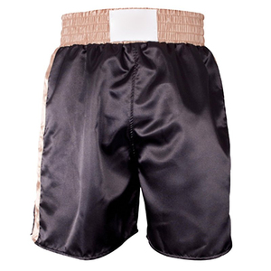 Diseña tus propios shorts de boxeo para hombre con logotipo personalizado en la parte delantera, transpirables, de secado rápido, ligeros y de alta calidad, en satén/poliéster. - Product Image 3