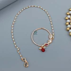 Riya Polki Designer Nath-Fashion Body Jewelry - Product Image 5