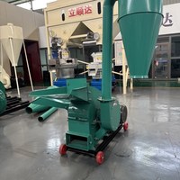 Broyeur à marteaux électrique à double entrée pour le maïs, le blé et la pulpe de riz, machine de traitement des aliments pour animaux