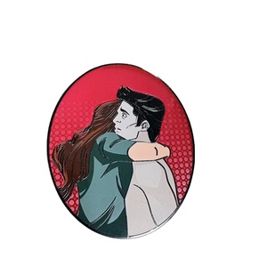 Artesanías de Metal Esmaltado Personalizadas con Acabado Brillante en Níquel Negro, Oro, Plata y Cobre, Pin de Esmalte Transparente - Product Image 2