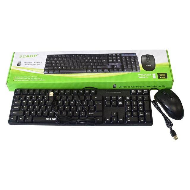 Factory Supply Laptop Desktop Computer Office Business Mouse and Keyboard Combo Wired Keyboard and Mouse Set