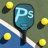 Raquette de pickleball T300 en fibre de carbone, noyau en nid d'abeille de 16 mm, formage standard pressé à froid, vente en gros OEM