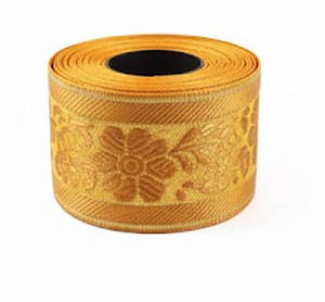 Trenza Bordada con Hojas de Roble Solubles en Agua Personalizada para Decoración de Uniformes, Prendas y Bolsos - Product Image 1