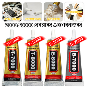 Adhesivo Multiusos B7000 T7000 T8000 E8000 de 15ml 25ml 50ml 110ml con Punta de Precisión para Reparación de Teléfonos, Telas, Metal, <span class=keywords><strong>Vidrio</strong></span>, Madera, Plástico y Cerámica - Product Image 1