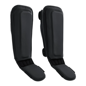 Trendy Football Shin Guards Breathable Lining Anti Slip Fit Strong Outer Shell High Impact Protection Shock Absorption for - Product Image 4