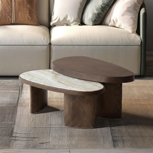 Ensemble contemporain de 2 tables basses pour salon, hall d'hôtel, bar, villa et restaurant - Product Image 3