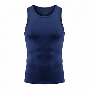 Tactical & Athletic Gym Training Muscle <b>Vest</b> Quick-Dry <b>Men</b>’s <b>Compression</b> Undershirt - Product Image 4