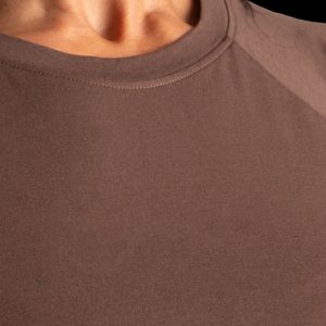 Haut court côtelé pour femme, col en U, coupe ajustée, manches courtes, pour la gym, l'entraînement, le fitness, t-shirt décontracté, vêtements de sport, haute qualité, vente en gros - Product Image 5