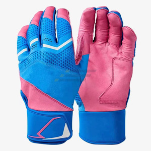 Gants de frappeur de baseball/softball en cuir de qualité supérieure, tailles XXL/XL, droit/gauche, séchage rapide, respirants, durables, fermeture auto-agrippante - Product Image 1
