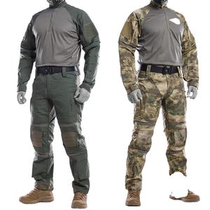 Costumes de travail formels deux pièces pour le printemps et l'automne, en polyester épais camouflage, résistant à l'usure et durable, pour l'entraînement en extérieur - Product Image 2