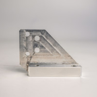 Support d'angle triangulaire renforcé en aluminium haute rigidité usiné CNC de précision AMT VINA