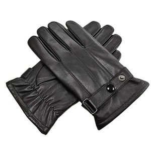 Guantes de Moda con Pantalla Táctil de Cuero de Alta Calidad, Transpirables, con Forro de Cachemira Ultra Suave, Térmicos, para Ciclismo Casual de Verano para Hombre - Product Image 1