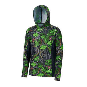Sudadera de Pesca Ligera para Hombre, Diseño de Olas, Secado Rápido, Tejido Transpirable, Logotipo Personalizado, Ropa de Pesca de Alta Funcionalidad - Product Image 5