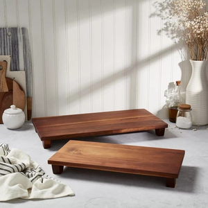 Acacia Wood Butcher Block Cutting Board Heavy Duty Solid Wood <b>Kitchen</b> Chopping Board Food Grade Eco Friendly OEM Supplier - Product Image 3