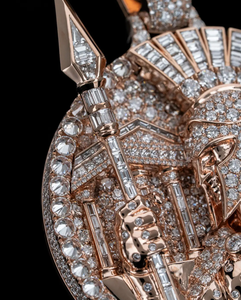 Rose Gold & Rhodium Plated 925 <b>Silver</b> Hip Hop Moissanite <b>Pendant</b> Necklace Round Iced Out Figure Charm <b>for</b> <b>Men</b> Party Jewelry - Product Image 5