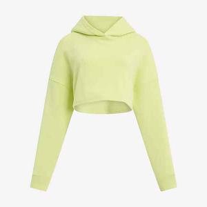 Ensemble de survêtement court pour femme, haut court à manches longues avec capuche et short, ensemble deux pièces, tenue de sport décontractée pour adulte, ensemble de mode estival - Product Image 6