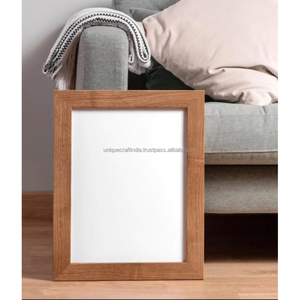 Wooden Rectangular Handmade Lightweight Elegant Minimalist Design Vertical Orientation Durable Tabletop Display Photo <b>Frame</b> - Product Image 2