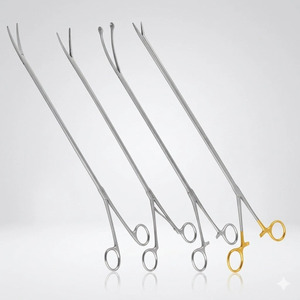 Ensemble de forceps et porte-aiguilles pour chirurgie générale Jamso Industries JI-4519, 4 pièces, certifié CE, conforme à la norme ISO13485 - Product Image 5