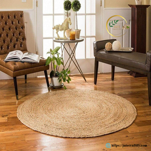 Fabricante de Alfombras de Yute al por Mayor – Alfombra de Fibra Natural Ecológica con Tamaño y Diseño Personalizados - Product Image 2