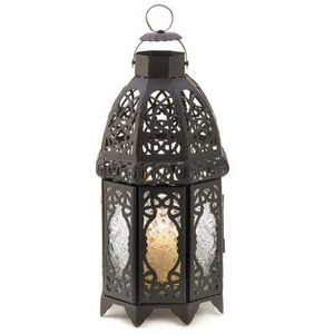 Decorative Metal Lantern Traditional Craftsmanship Durable Heat Resistant Coating Customizable Color Size for Home Decoration - Product Image 4