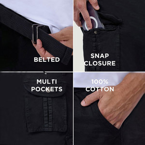 Product Manufacturer Cargo Shorts For Men's Stylish Apparel Clothing Premium Quality Cotton Fabric Classic Design Cargo Shorts - Product Image 6