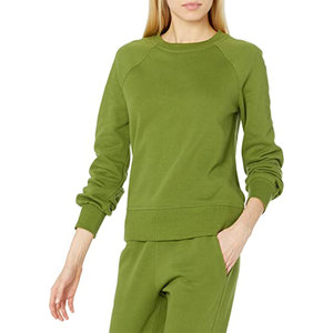 Sudadera Extra Grande para Mujer, Cuello Redondo, Bordada, de Algodón/Bambú Grueso, Ecológica e Impermeable - Product Image 4