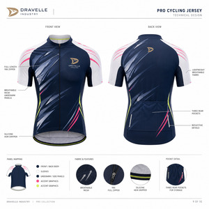 OEM <b>Y2K</b> Retro Cycling Jersey Wholesale Custom Team Road Bike Wear Breathable Mesh Full Zipper Racing Shirt - Product Image 5