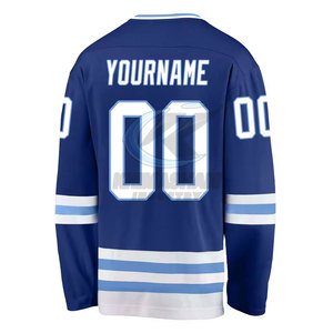 Custom <b>Cheap</b> Team Sublimated Breathable Summer Ice Hockey Jersey Short Sleeve Custom Made Adult Size Men - Product Image 2