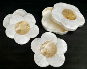 Posavasos de Concha de Capiz Hechos a Mano, Duraderos, de Nácar Natural, Decoración para el Hogar, Regalo de Inauguración, Venta al Por Mayor - Product Image 2