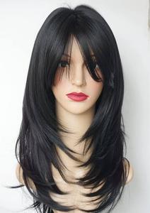 Perruque Premium à Coupe Dégradée en Cheveux Brésiliens Remy, Texture Naturelle, Coupe Courte, Double Trame Faite à la Machine, Bonnet Ajustable - Product Image 2