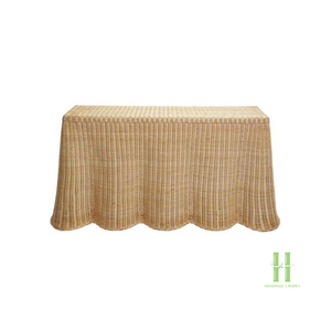 BEST PRICE Natural Rattan Hallway <b>Table</b> Eco Friendly Handmade Wicker Console Furniture for Modern Interior Decoration - Product Image 2