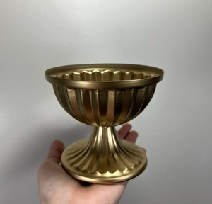 Decorative Coastal Handmade Metal Vase Iron Urn <b>Planter</b> for Living Room Indoor Dining Table Gold <b>Large</b> Home & Garden home decor - Product Image 1