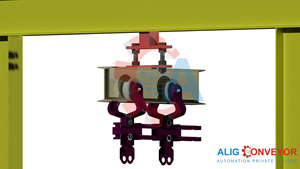 Transportador Aéreo I-Beam X-458 de Velocidad Ajustable, Material de Acero Suave, Nuevo Diseño Automático Personalizado - Product Image 3