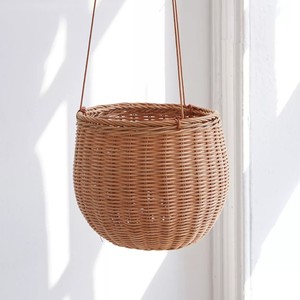 Superior quality rattan hanging plant stand <b>basket</b> pot planter for garden decor <b>cheap</b> price - Product Image 5